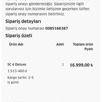 Karcher Eksik Ürün Teslim Edildi