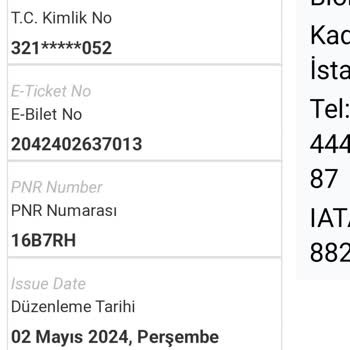 AJet (Anadolu Jet) Uçak Bileti Ücreti