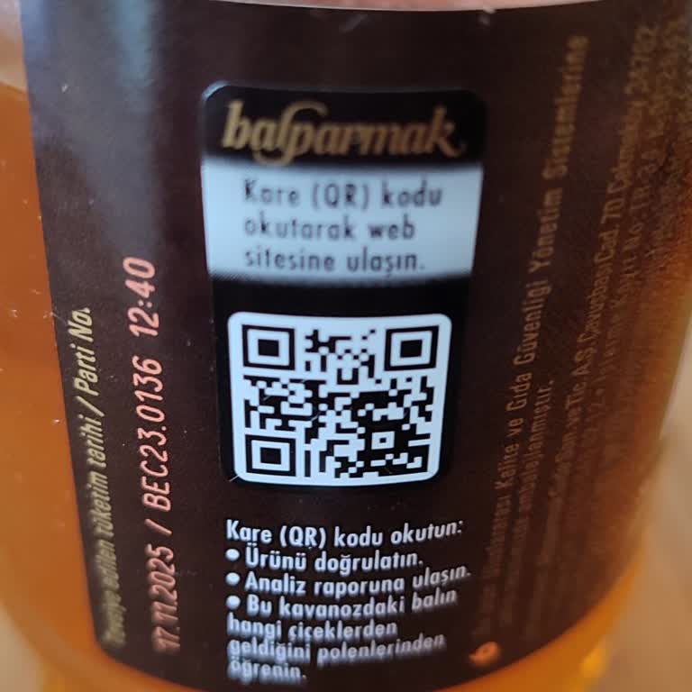 Balparmak Müşteri Hizmetleri Ortada Yok. Bal Problemli Mi Anlamadım.