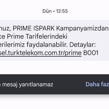 Türk Telekom Prime Hizmetlerinden Faydalanamayan Prime Üyesi