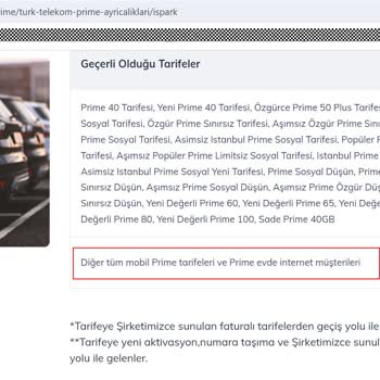 Türk Telekom Prime Hizmetlerinden Faydalanamayan Prime Üyesi
