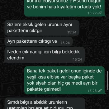 Kıyafet Sepeti Sorunsuz Ürünün İade Yapılmaması