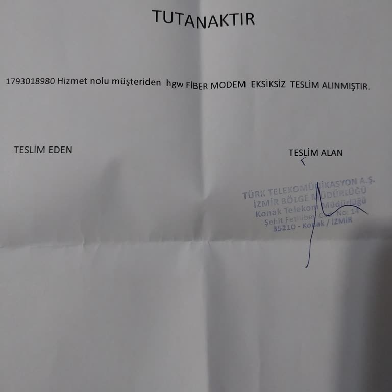 Millenicom Modem İade Sorunu