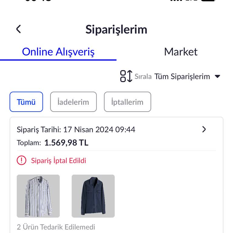 Pazarama Ürünü 15 Gün Sonra Tedarik Edilemiyor Deyip İptal Etti Yine.