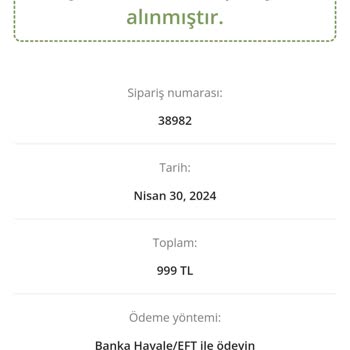 Çeyiz Trend Ürün Teslimi Yapılmadı