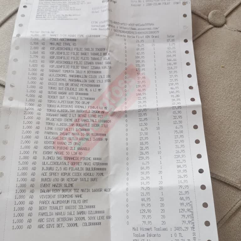 212 AVM Anpa Gros Alışverişinde Banka Puanı Hüsranı