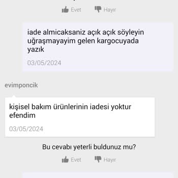 N11 Den Aldım Keysmart Şekillendiriciyi İade Kabul Etmiyorlar