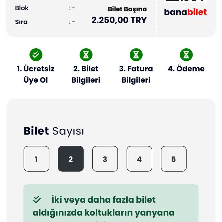 Banabilet.com Aldığım İki Bilette Koltuklar Yan Yana Değil