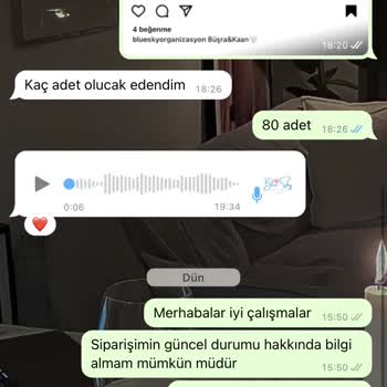 Blue Sky Organizasyon Ürünlerim Teslim Edilmedi Bilgi Yok