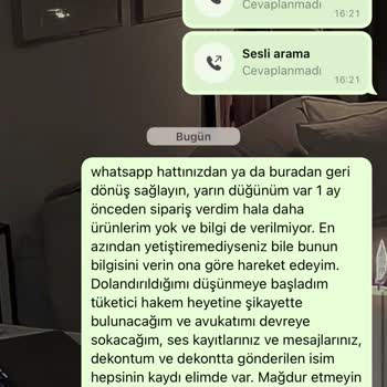 Blue Sky Organizasyon Ürünlerim Teslim Edilmedi Bilgi Yok