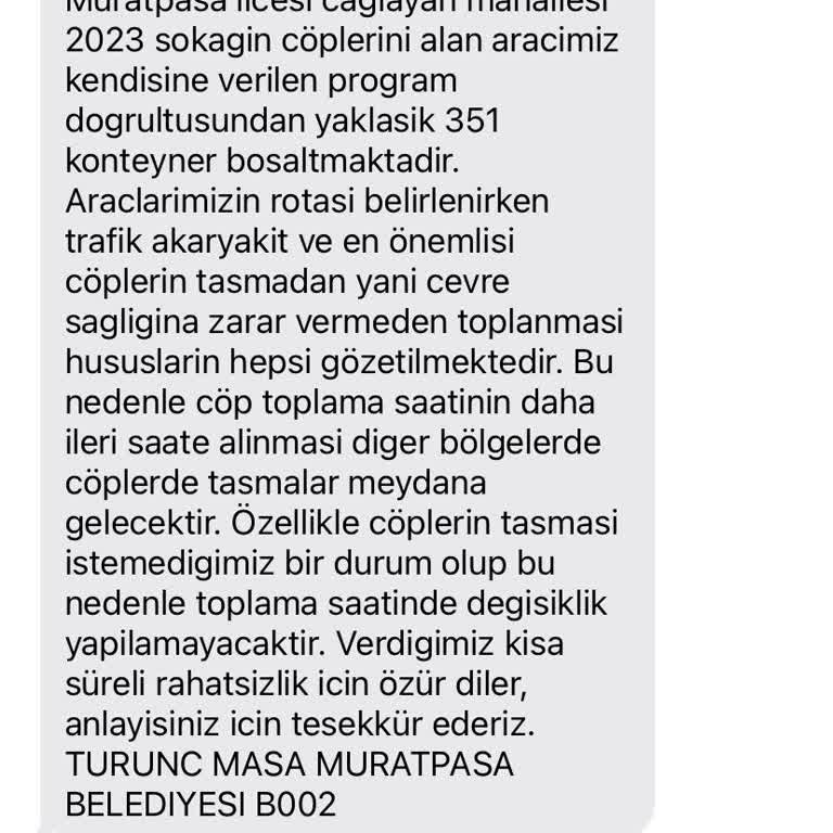 Antalya Muratpaşa Belediyesi Muratpaşa Belediyesi Çöp Gece Toplama Gürültüsü.