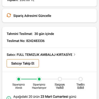 Trendyol Siparişimi Göndermiyor. Muhatap Bulamıyorum