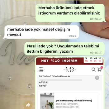 Meysadesiign.com İade Kabul Etmiyor