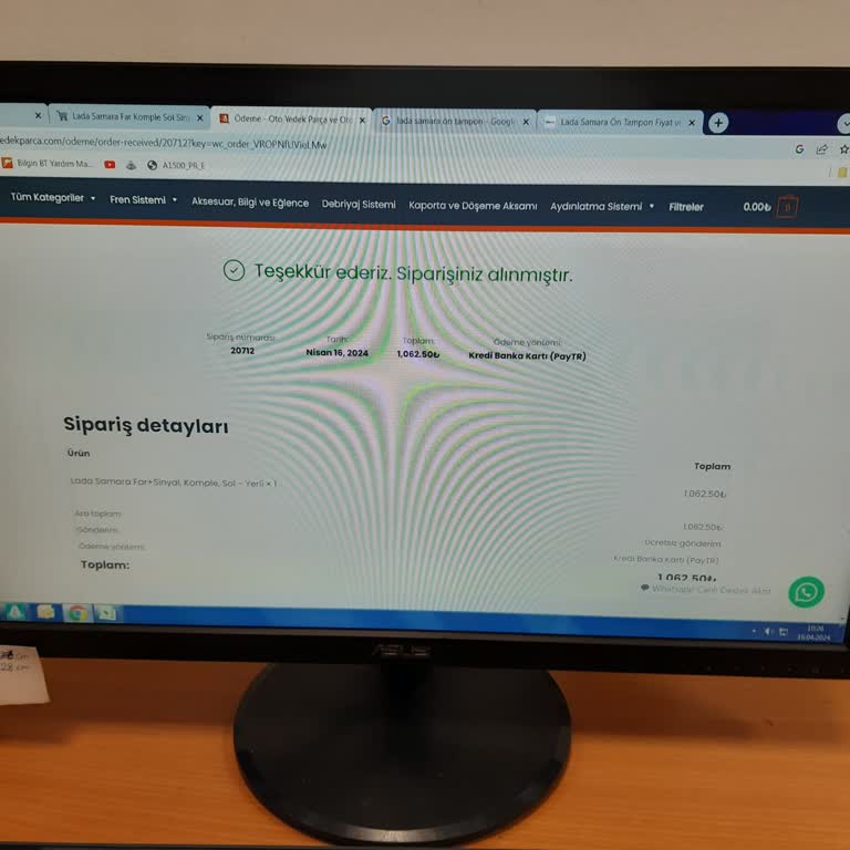 Acilyedekparca.com Adlı Firmanın Ürünü Teslim Etmemesi