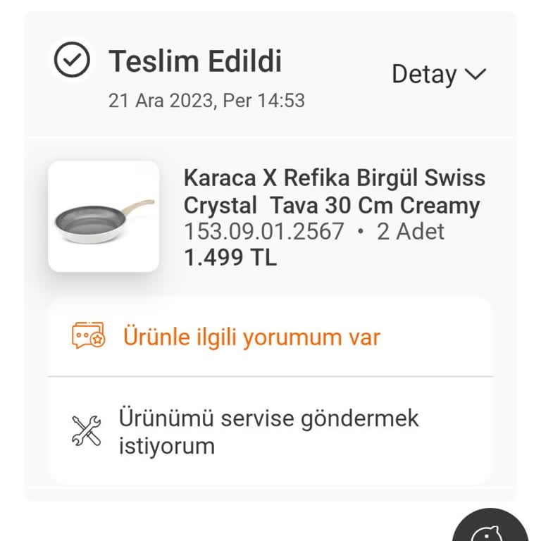 Karaca Züccaciye Swiss Crystal Tavaların Yapışma Sorunu