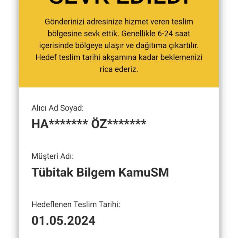 AGT Kurye Kargomu Teslim Etmiyor