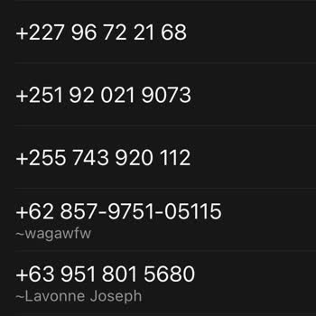 WhatsApp Üzerinden Yabancı Numaradan Gelen Mesajlar