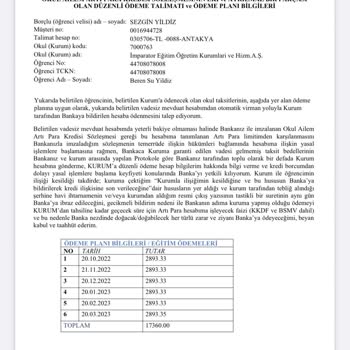 Doğa Koleji Eğitim Kurumları Deprem Sonrası Eğitim Ücreti İadesi Bekleyen Mağdur Aile