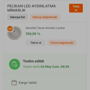 Hepsiburada Pelikan Tavan Armatürü