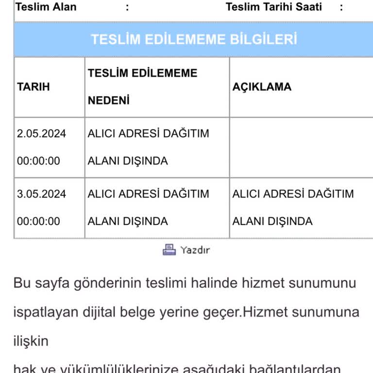 Aras Kargo Teslimat Tarihi Geçen Kargomu Getirmemeleri...