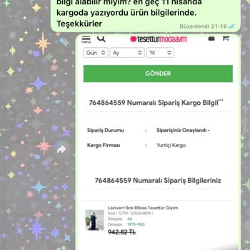 Tesettür Moda Avm Www.tesetturmodaavm.com Dan Ödemesini Yaptığım Siparişim Gelmedi.