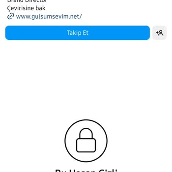 Gülsüm Sevim İlgisiz Ve Şüphe Uyandırıcı Bir Marka