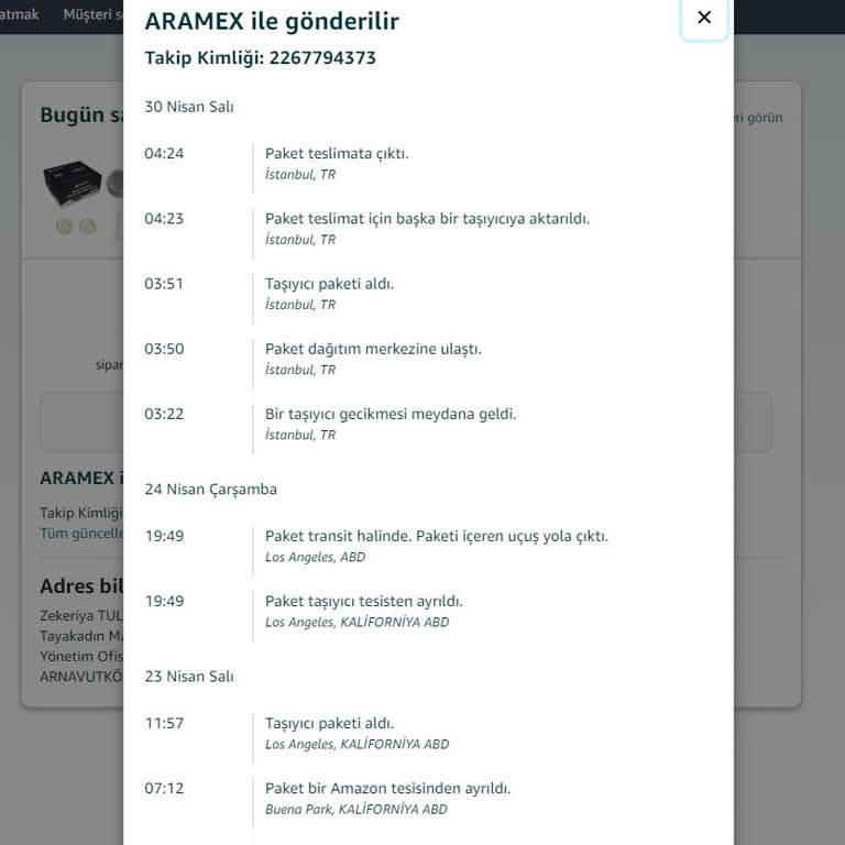 Aramex İnsanları Küçük Duruma Düşürmek Budur Herhalde!