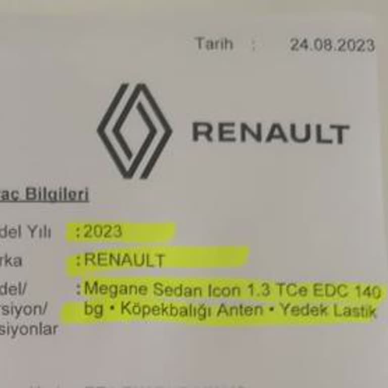 Renault Opsiyonlu Yedek Lastik Sorunu