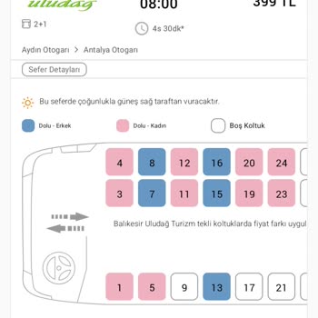 Obilet Hatalı Sefer Bilgileriyle Otobüs Bileti Satıyor