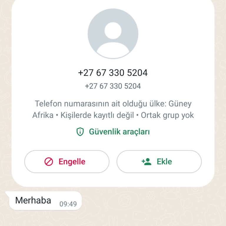WhatsApp Farklı Numaralardan Sürekli Mesaj Alıyorum
