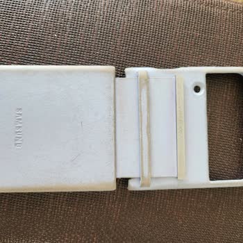 Samsung Z Flip Leather Case Discoloration - Warranty Denied