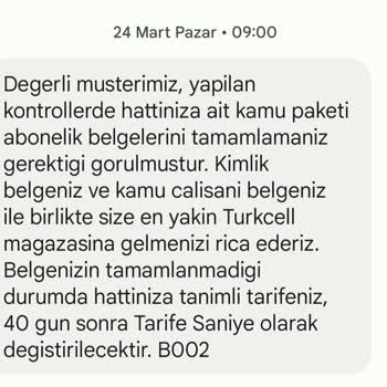 Turkcell Kamu Tarifesinde Kamu Kimliği Sürekli Eksik Evraka Düşüyor!