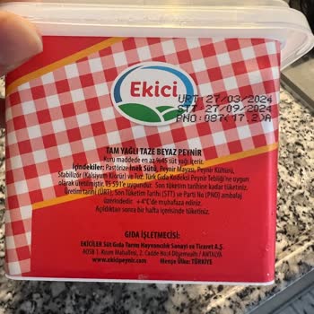 Ekici Peynir Ekici Lokum Kıvamı
