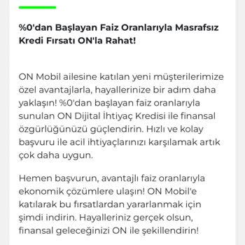 On Dijital Bankacılık Söz Verdiği Krediyi Kullandırtmıyor