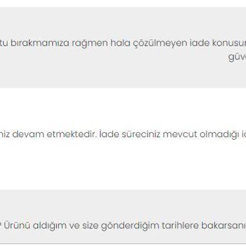 EasyCep Yanlış Ürün, İade Edilmeyen Para