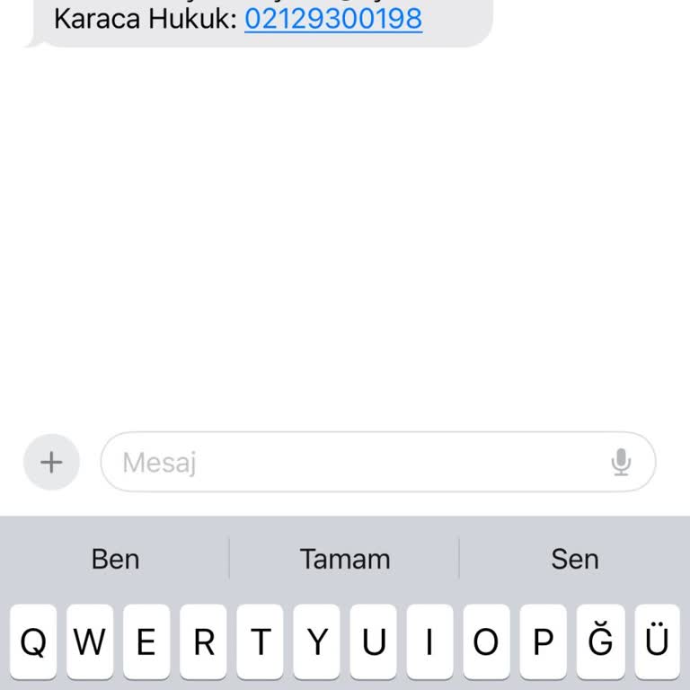 KARACA HUKUK (SMS) Karaca Hukuk Şikayet