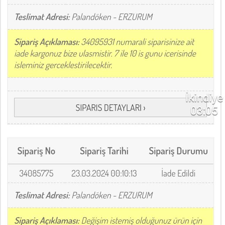 Sefamerve Para İadesinde Sorun