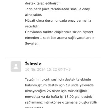 Vivense Pişmanlık Garanti Kapsamından Başvurum Ekte