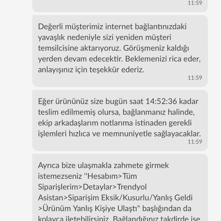 Trendyol Express Yenimahalle Ardıç Şube Kargomu Teslim Etmedi
