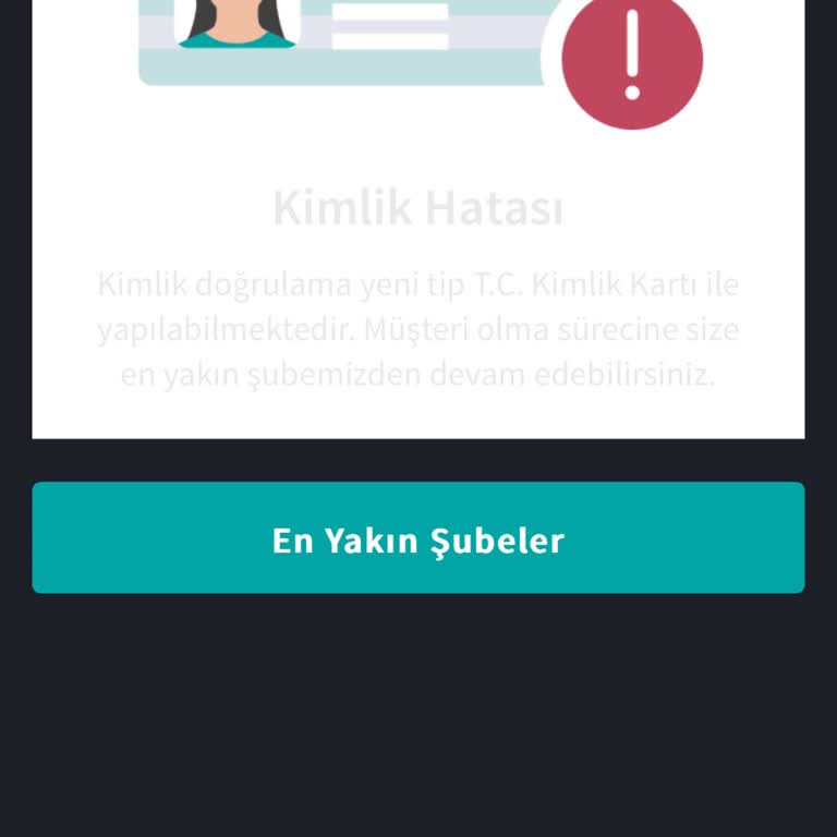 Garanti BBVA Kimlik NFC Tarama Hatası