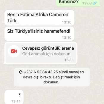 WhatsApp +237 6 52 84 43 25