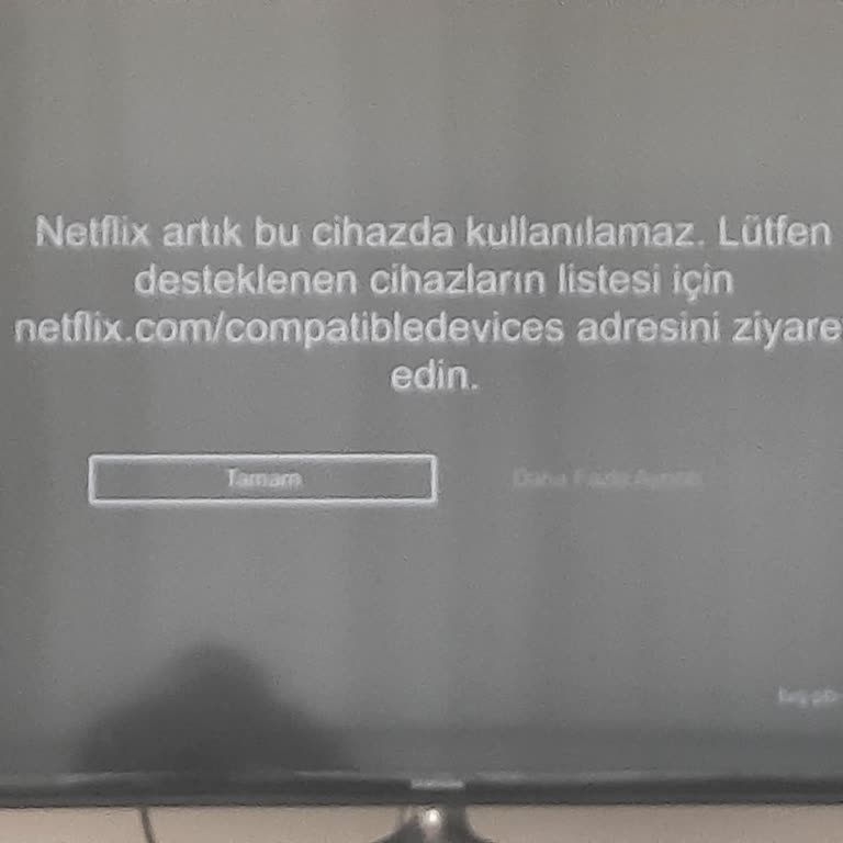 Samsung Smart TV'de Netflix Erişim Sorunu Ve Müşteri Tepkisi