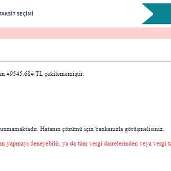 TEB Vergi Ödemesi Hatası