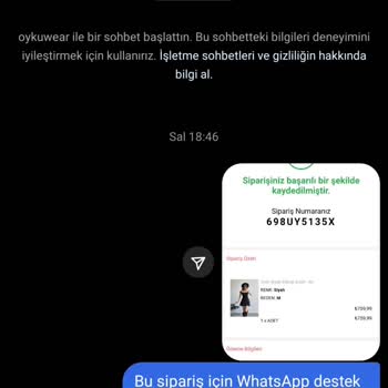 Oykuwear Siparişimi Kargolamış Gibi Gösterdi Ve Hiçbir Cevap Vermedi