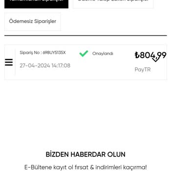 Oykuwear Siparişimi Kargolamış Gibi Gösterdi Ve Hiçbir Cevap Vermedi