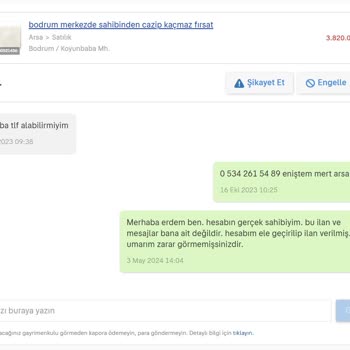 Sahibinden Hesabıma Girilip İlan Verilmiş.