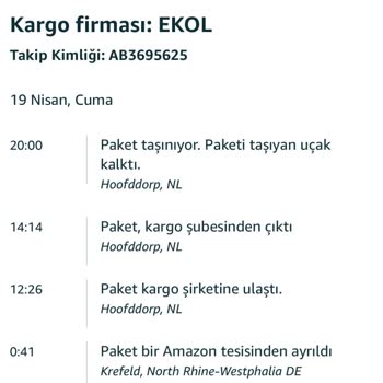 Amazon'da Teslimat Gecikmesi Ve Bilgi Eksikliği