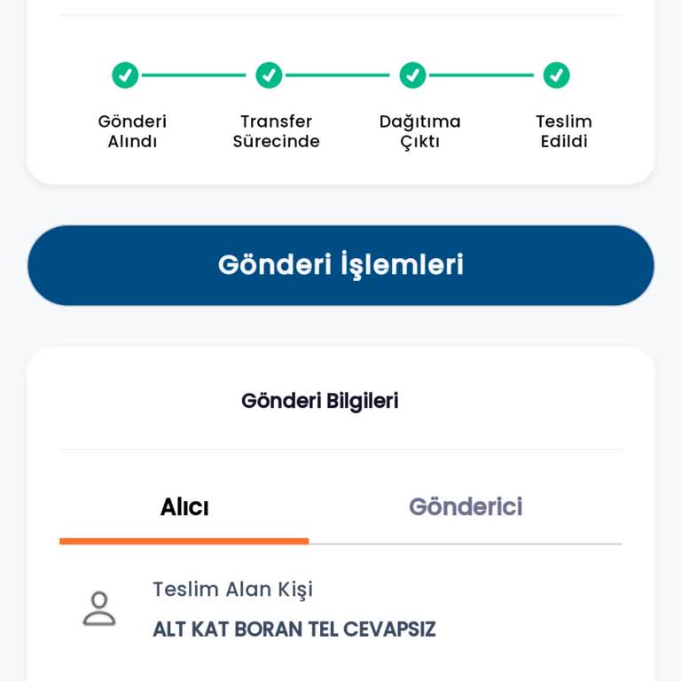 Yurtiçi Kargo Teslim Edildi Gözüken Kargom Nerede