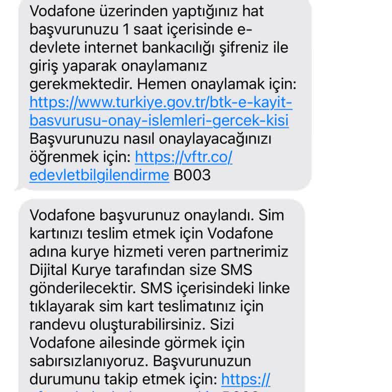 Vodafone Yeni Hat Aldım. 60 Saattir Hala Açılmadı.