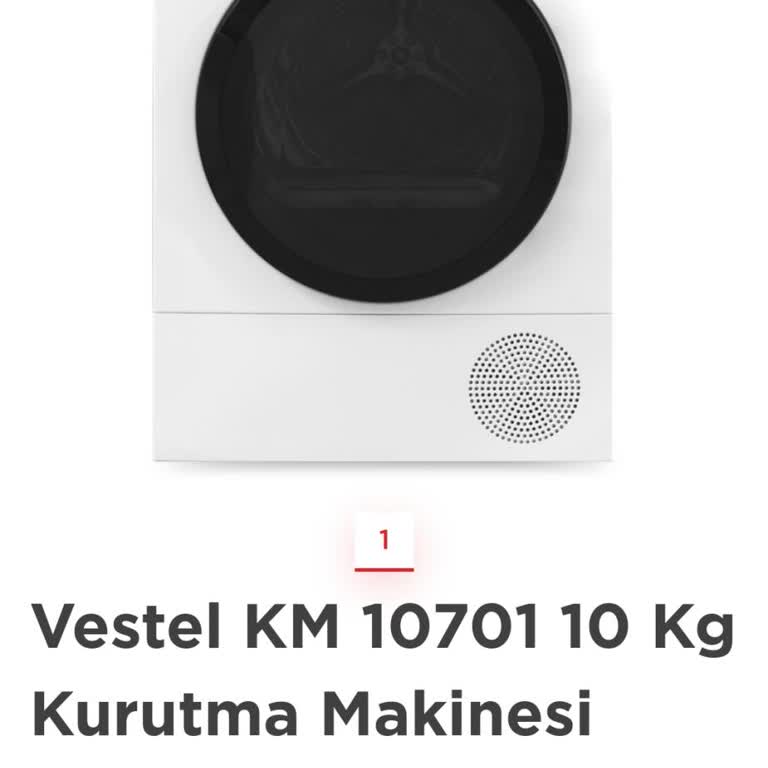 Vestel Km 10701 10 Kg Kurutma Makinesi - Alt Isı Pompası Kırılması